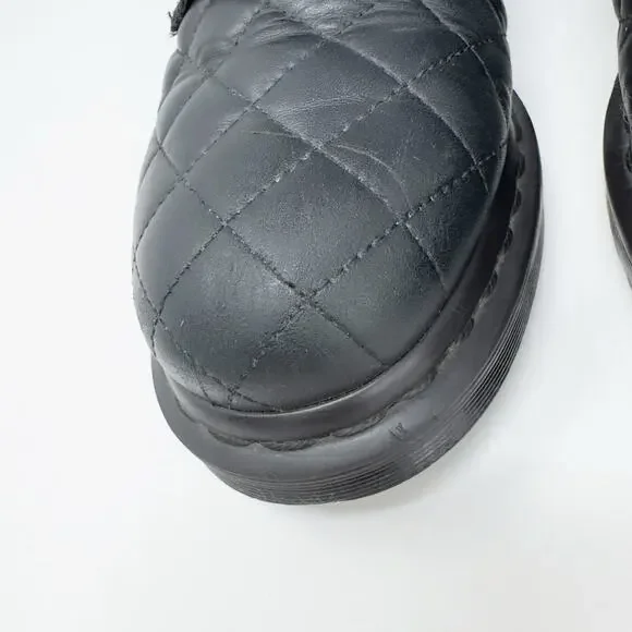 Dr. Marten's Quilted Black Leather Coralie Boot 39EU / 8W - Picture 5 of 8